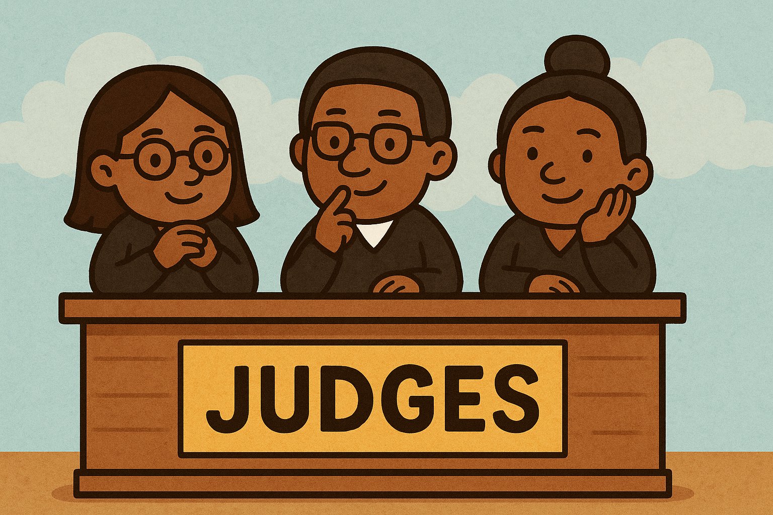 Judges thinking