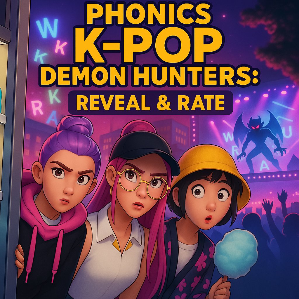 Phonics K-Pop Demon Hunters: Reveal & Rate cover